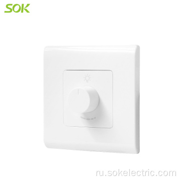 Классические белые электрические переключатели 500W LED Dimmer Switch